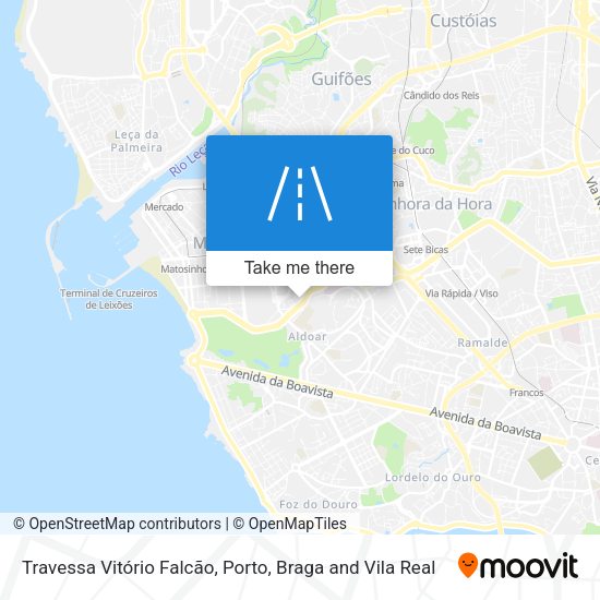 Travessa Vitório Falcão mapa