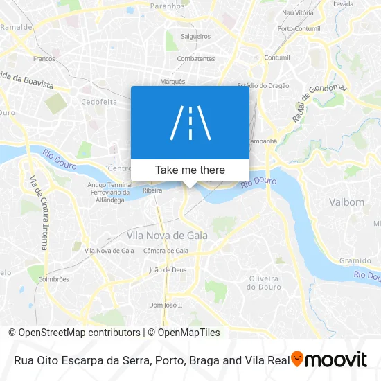 Rua Oito Escarpa da Serra map