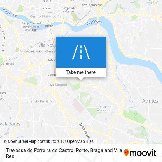Travessa de Ferreira de Castro map