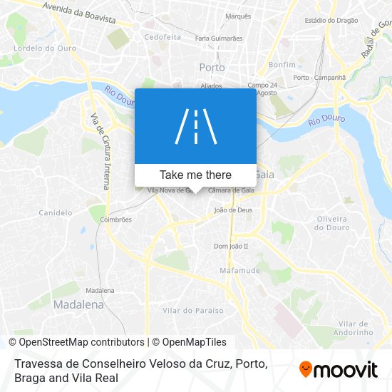 Travessa de Conselheiro Veloso da Cruz map