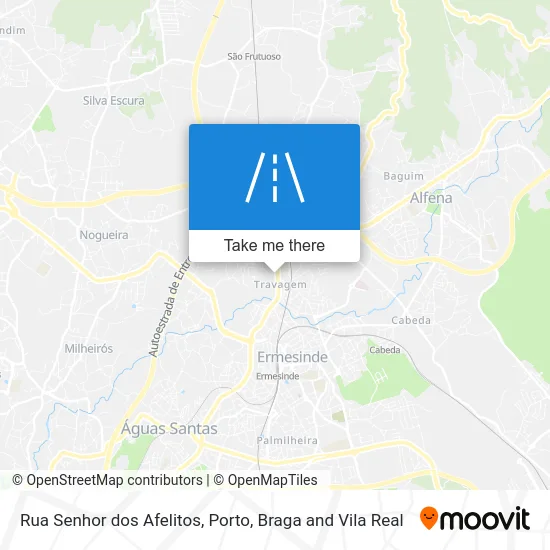 Rua Senhor dos Afelitos map