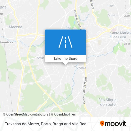 Travessa do Marco mapa