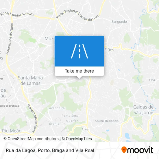 Rua da Lagoa map