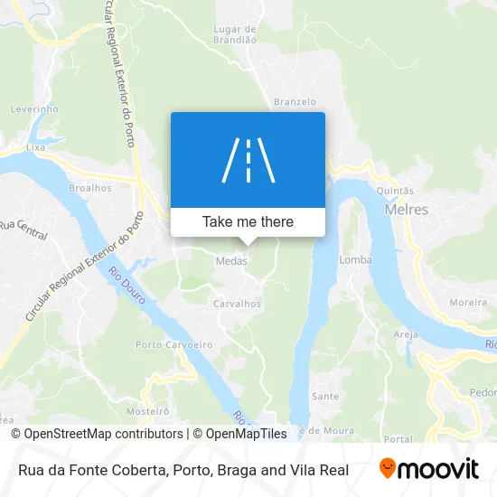 Rua da Fonte Coberta map