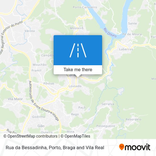 Rua da Bessadinha mapa