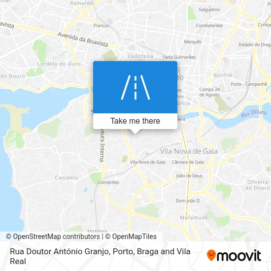 Rua Doutor António Granjo map