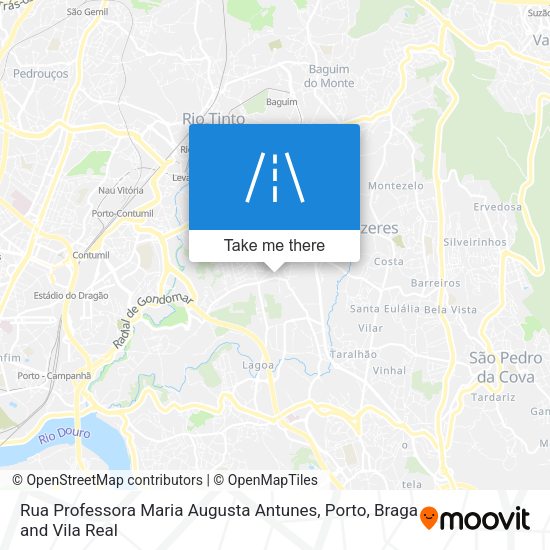 Rua Professora Maria Augusta Antunes map