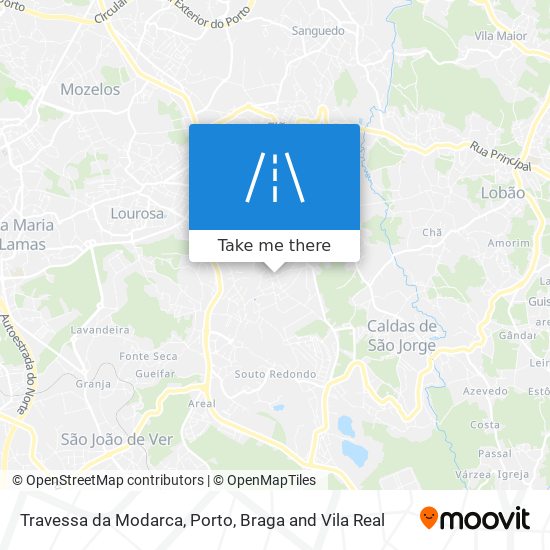 Travessa da Modarca mapa