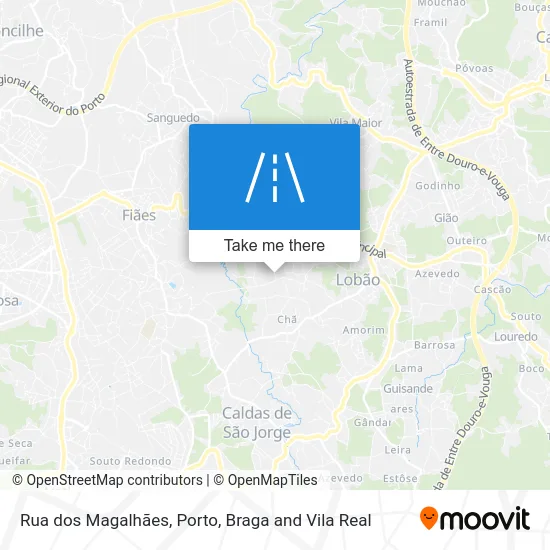 Rua dos Magalhães map