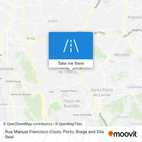Rua Manuel Francisco Couto map