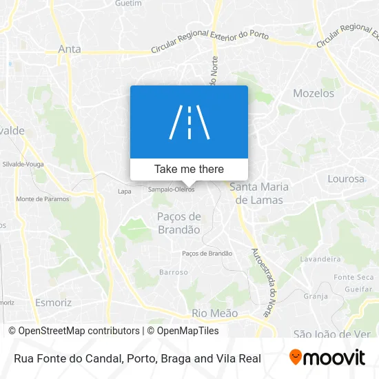 Rua Fonte do Candal map