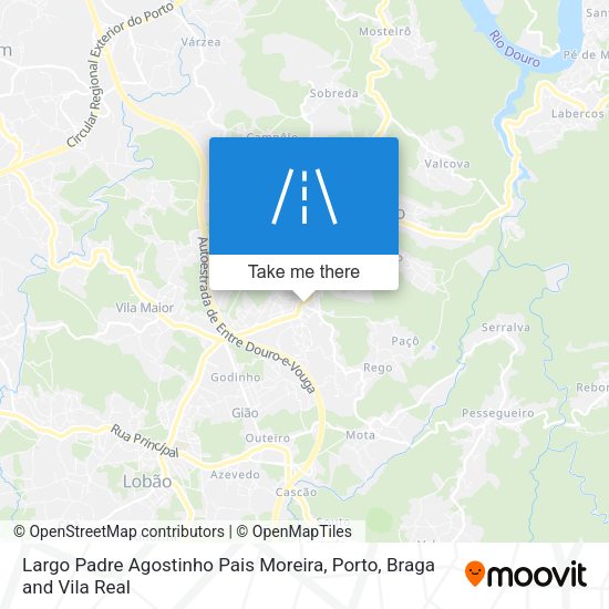 Largo Padre Agostinho Pais Moreira map
