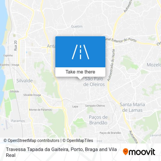 Travessa Tapada da Gaiteira map