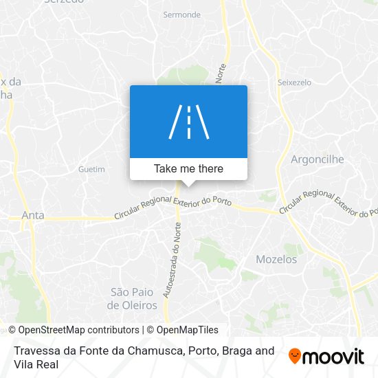 Travessa da Fonte da Chamusca map