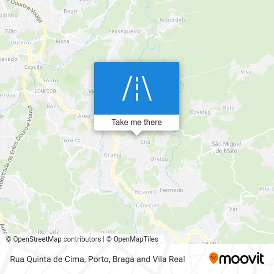 Rua Quinta de Cima map