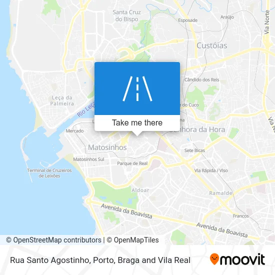 Rua Santo Agostinho map