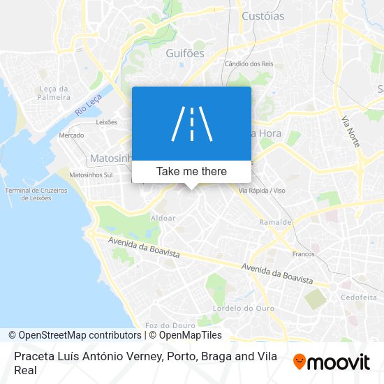Praceta Luís António Verney mapa