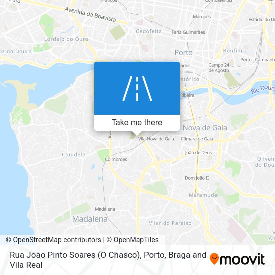 Rua João Pinto Soares (O Chasco) map