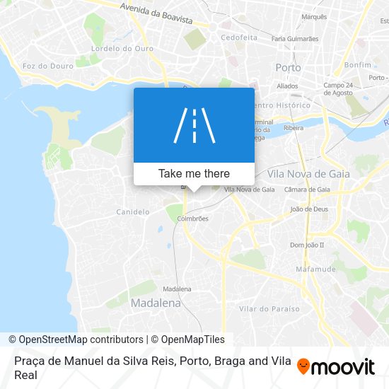 Praça de Manuel da Silva Reis map