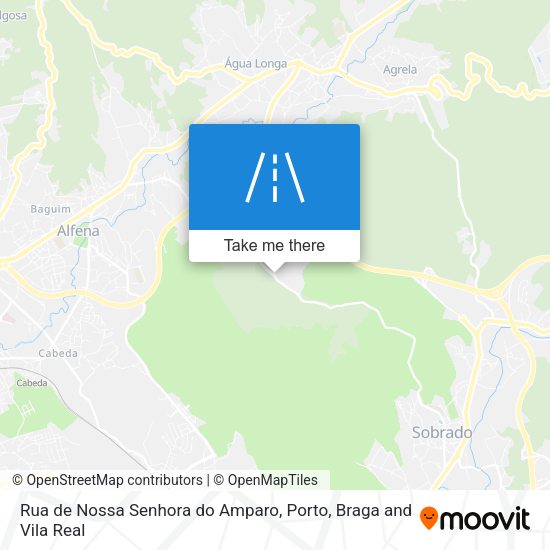 Rua de Nossa Senhora do Amparo map