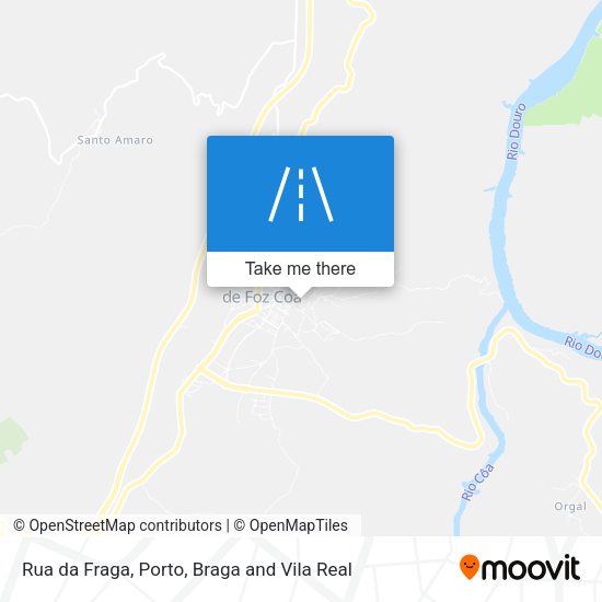 Rua da Fraga mapa