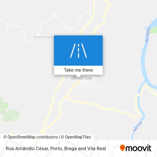 Rua Amândio César map