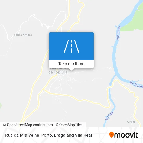 Rua da Mia Velha map
