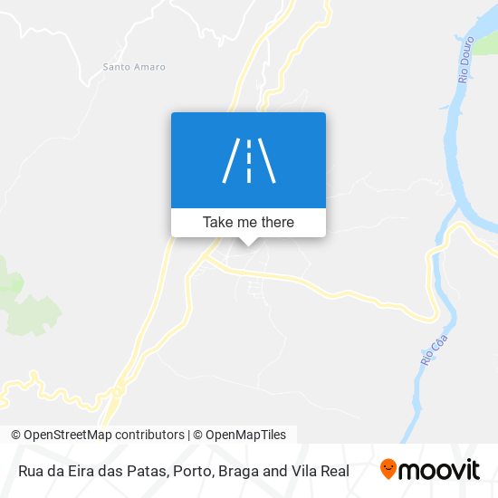 Rua da Eira das Patas map