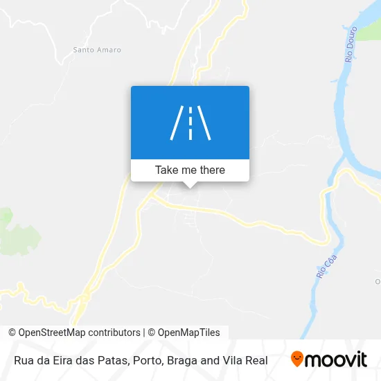 Rua da Eira das Patas map
