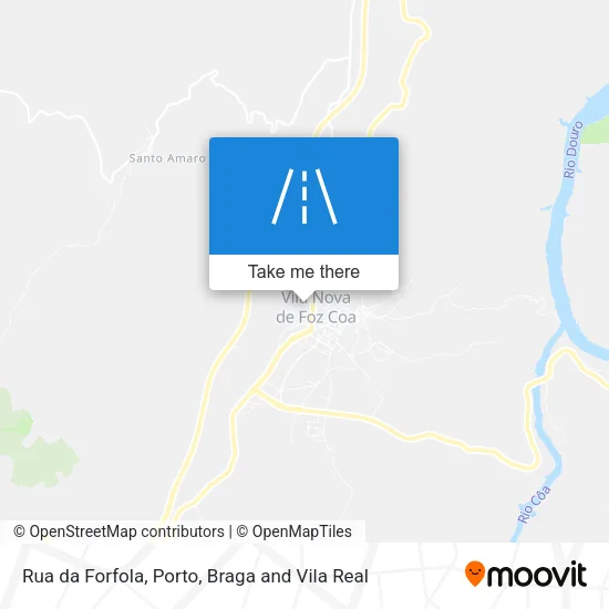 Rua da Forfola map