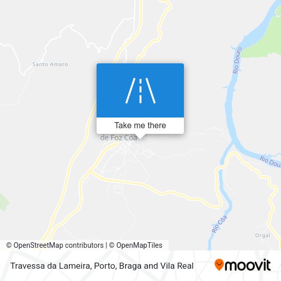 Travessa da Lameira mapa