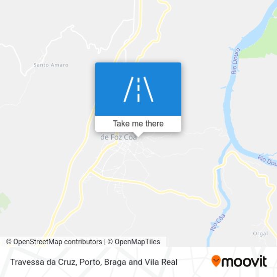 Travessa da Cruz mapa