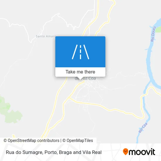 Rua do Sumagre map