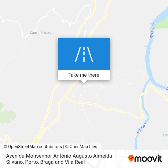 Avenida Monsenhor António Augusto Almeida Silvano map