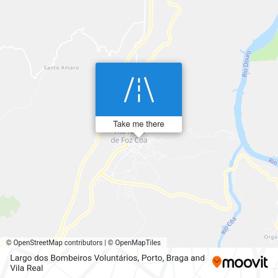 Largo dos Bombeiros Voluntários mapa