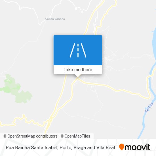 Rua Rainha Santa Isabel mapa