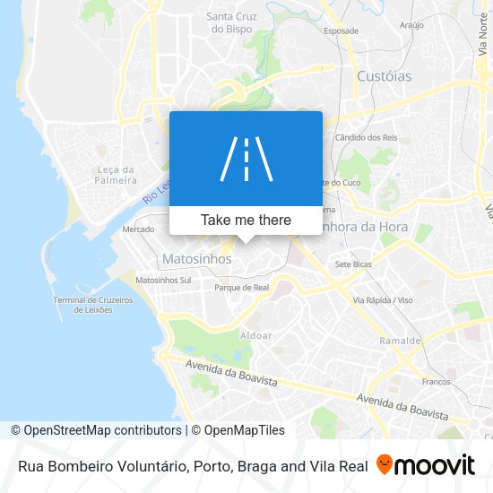 Rua Bombeiro Voluntário map