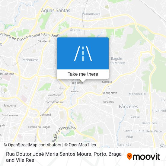 Rua Doutor José Maria Santos Moura map