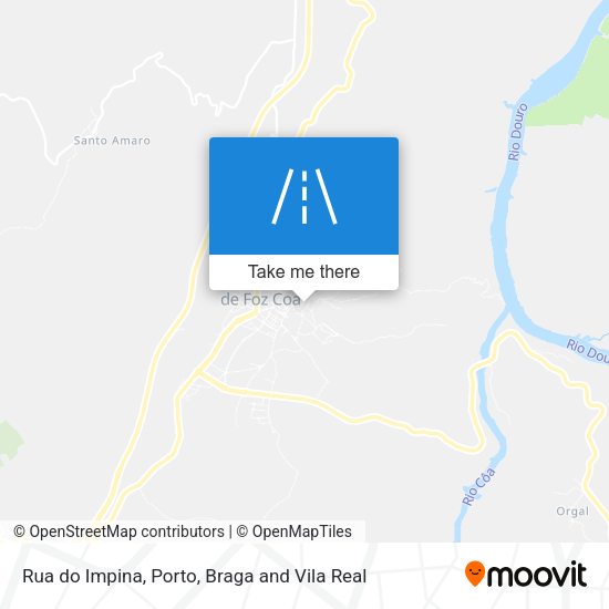 Rua do Impina map