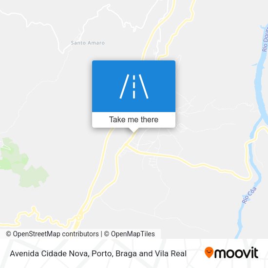 Avenida Cidade Nova mapa