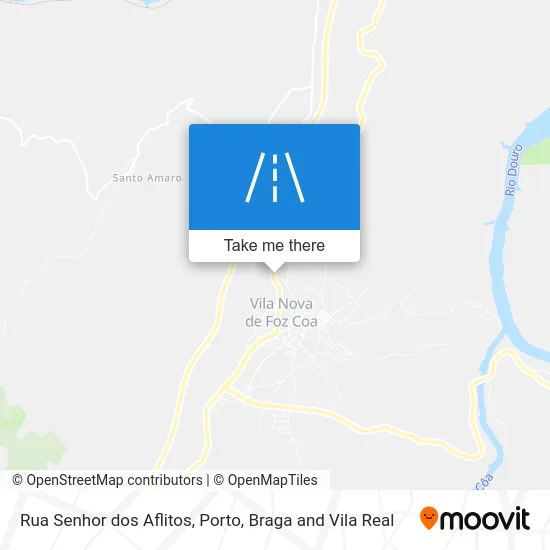 Rua Senhor dos Aflitos map