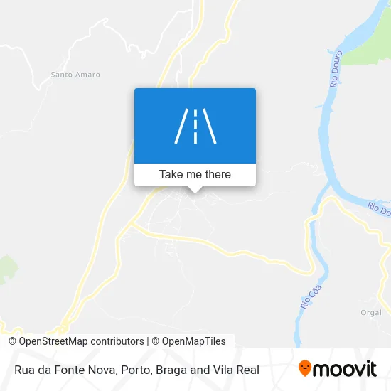 Rua da Fonte Nova map