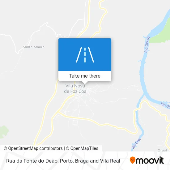 Rua da Fonte do Deão map
