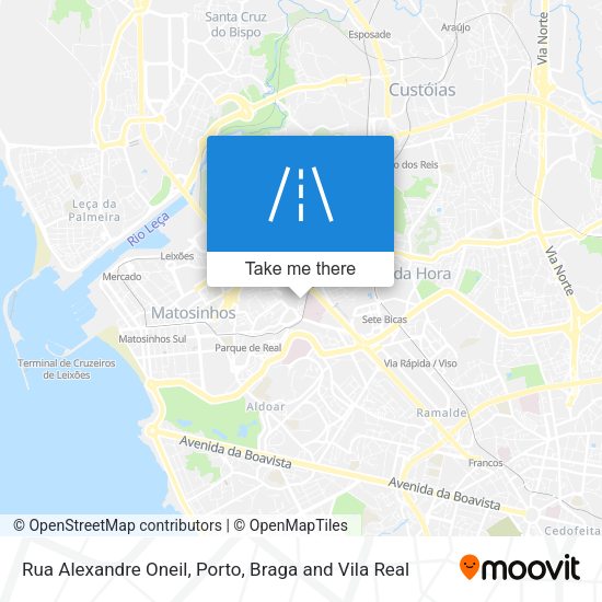 Rua Alexandre Oneil mapa
