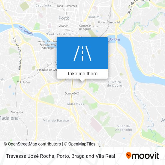 Travessa José Rocha mapa