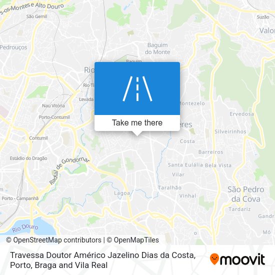Travessa Doutor Américo Jazelino Dias da Costa mapa