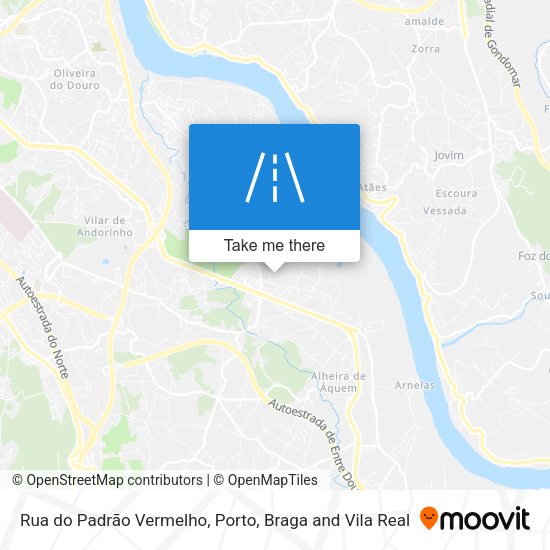Rua do Padrão Vermelho map