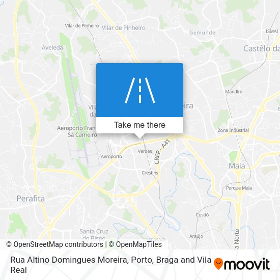 Rua Altino Domingues Moreira map