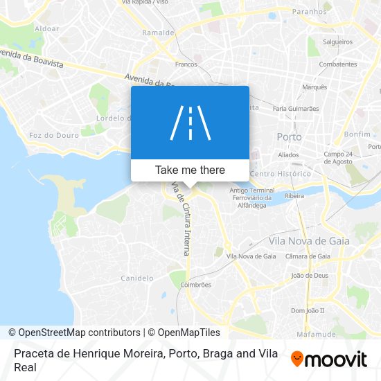 Praceta de Henrique Moreira map