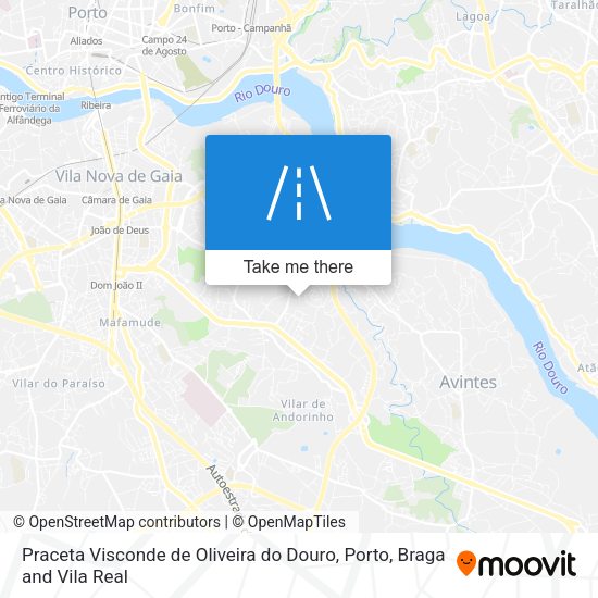 Praceta Visconde de Oliveira do Douro map